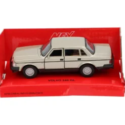 Volvo 240 GL - Guld / Beige (metallic) - Welly - 1:37