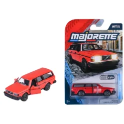 Volvo 240 GL (245 / Kombi) - Röd - Vintage - Majorette - 8 cm