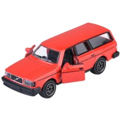 Volvo 240 GL (245 / Kombi) - Röd - Vintage - Majorette - 8 cm