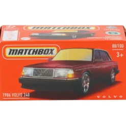 1986 Volvo 240 - Mörkröd - Power Grab 88/100 - Matchbox