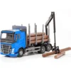 Volvo - Timmerbil med kran - Blå - EMEK - 33 cm