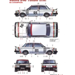 Volvo 240 Turbo DTM 85 Champion - Byggmodell - Beemax - 1:24