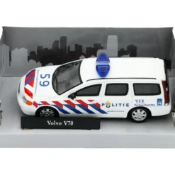 Volvo V70 - Nederländsk Polisbil - Cararama - 1:43