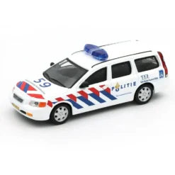 Volvo V70 - Nederländsk Polisbil - Cararama - 1:43