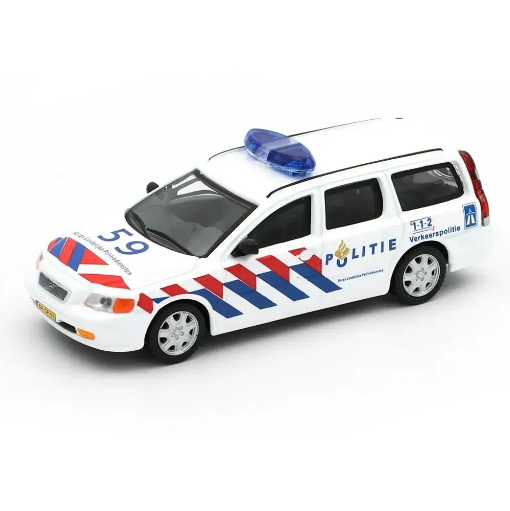 Volvo V70 - Nederländsk Polisbil - Cararama - 1:43