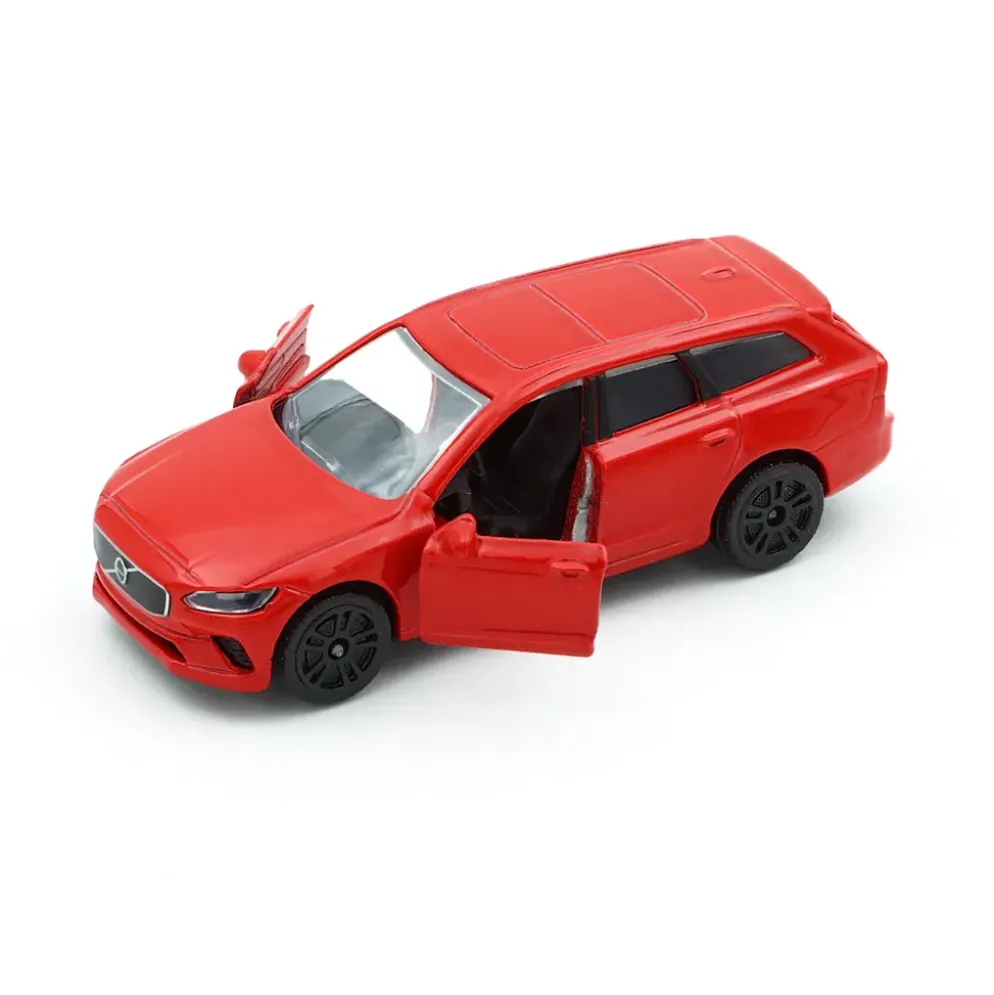 Volvo V90 - Röd - Norrsken - Majorette - 7 cm