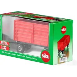 4-wheel trailer - Röd - 2898 - Siku - 1:32