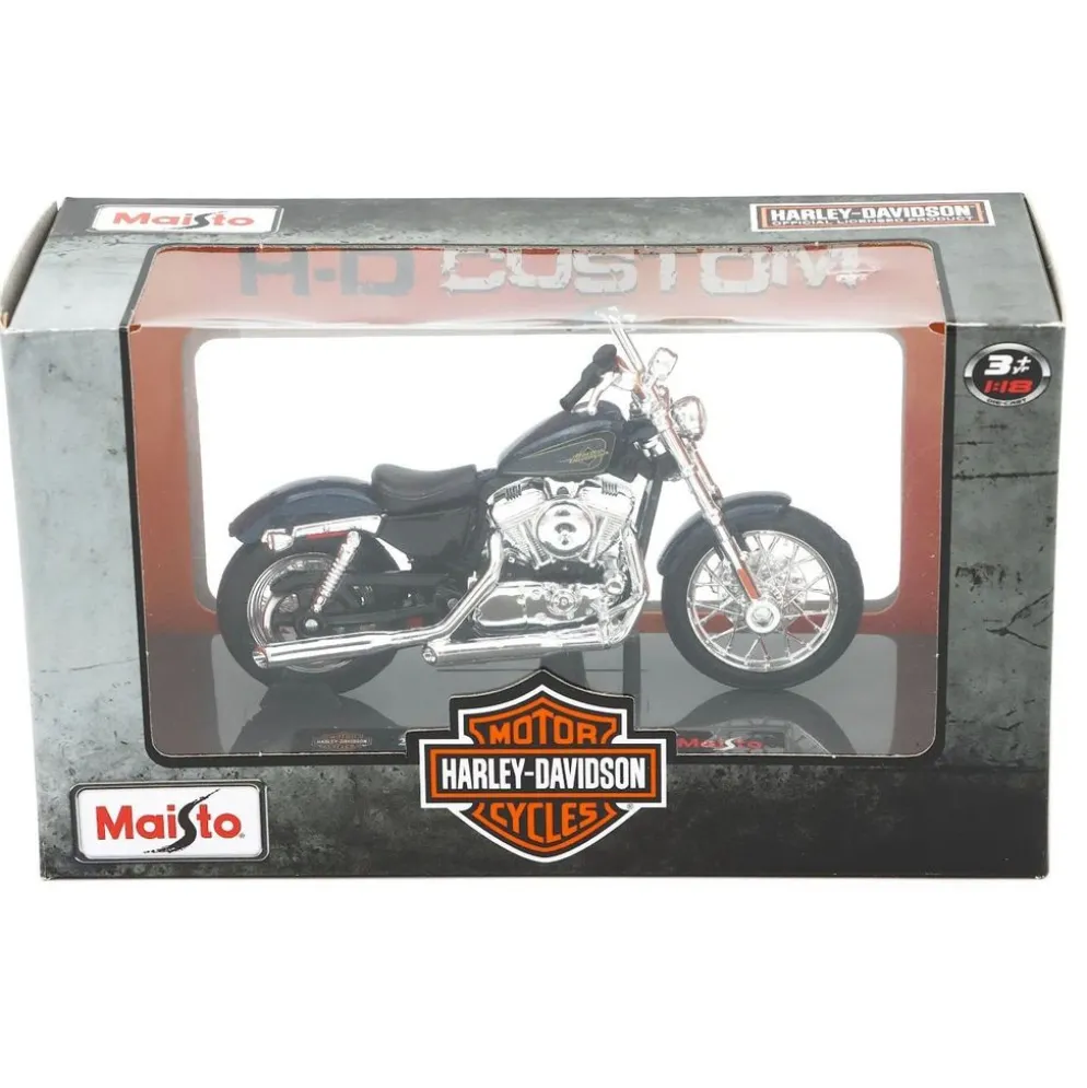 2012 XL 1200V Seventy-Two - Harley - Blå - Maisto - 1:18
