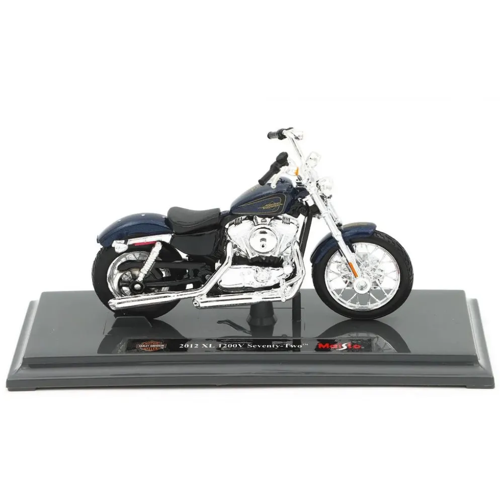 2012 XL 1200V Seventy-Two - Harley - Blå - Maisto - 1:18