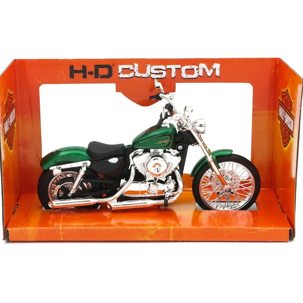 2013 XL 1200V Seventy-Two - Harley - Grön - Maisto - 1:12