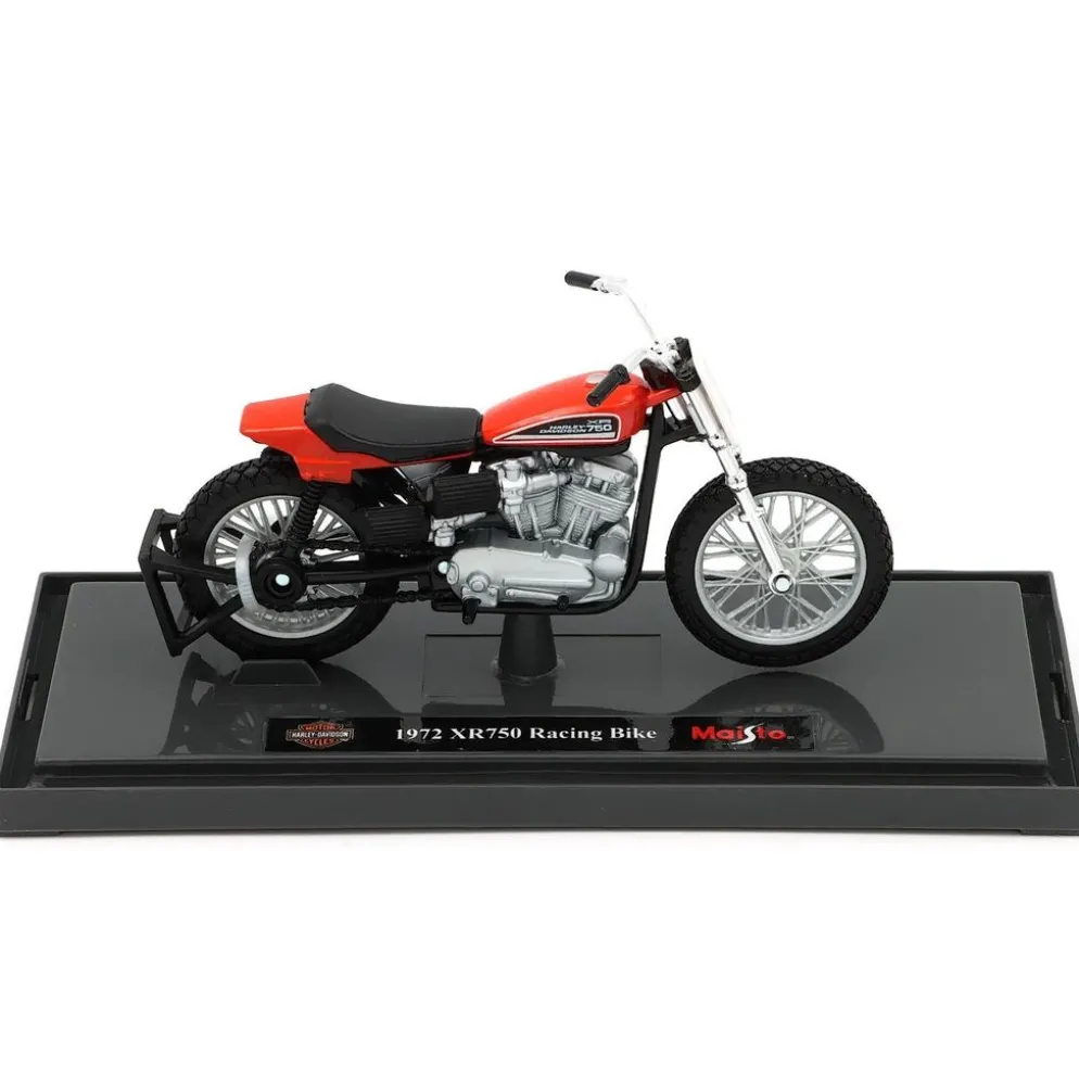 1972 XR750 Racing Bike - Harley - Röd - Maisto - 1:18