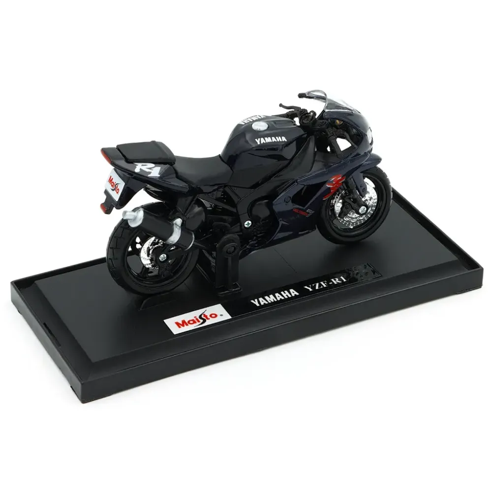 Yamaha YZF-R1 - Motorcykel - Svart - Maisto - 11 cm